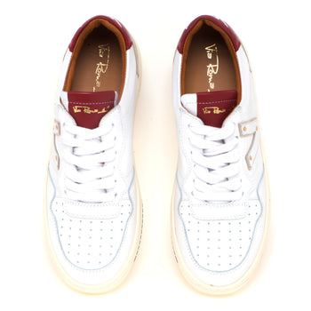 Sneaker basket Via Roma 15 in pelle e camoscio - 5