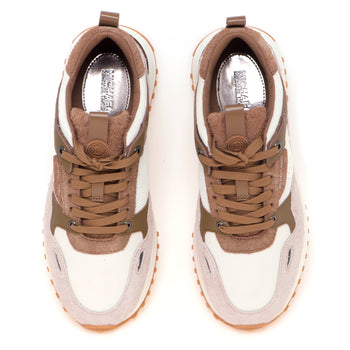 Sneaker Michael Kors Theo Trainer in camoscio e tessuto - 5