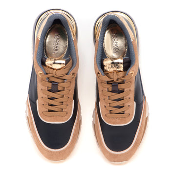 Sneaker Michael Kors "Nova Trainer" in camoscio e pelle - 5
