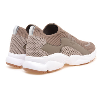 Sneaker Michael Kors Sami Knit Trainer in tessuto stretch e pelle - 3