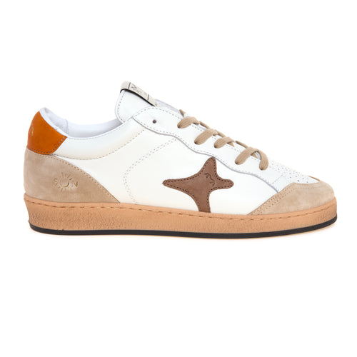 Sneaker Ama Brand modello Sun in pelle e camoscio