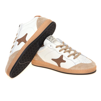 Sneaker Ama Brand modello Sun in pelle e camoscio - 4