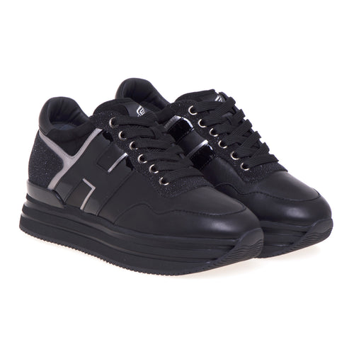 Hogan Midi Platform sneaker in leather - 2