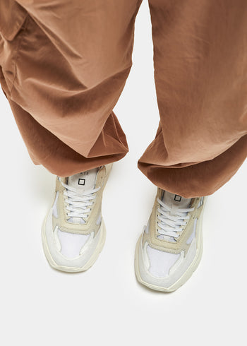 Sneaker D.A.T.E. Fuga in camoscio e tessuto - 6