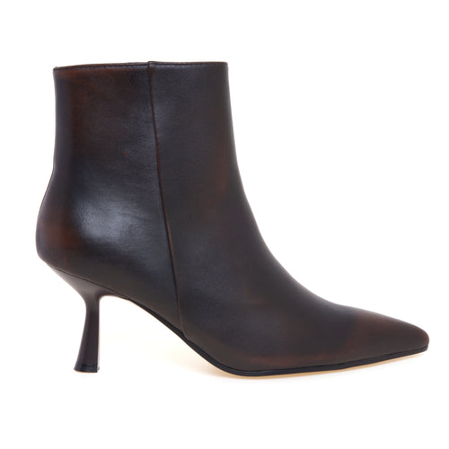 Tronchetto Bibi Lou in pelle anticata con tacco 70 mm