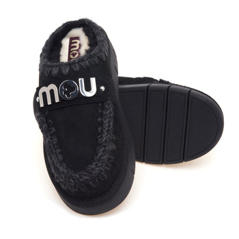 Mou Bounce Clog in camoscio con maxi logo - 4