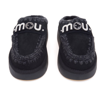 Mou Bounce Clog in camoscio con maxi logo - 5