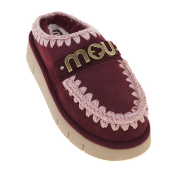 Mou Bounce Clog in camoscio con maxi logo - 4