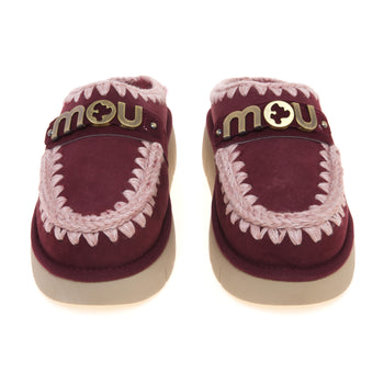 Mou Bounce Clog in camoscio con maxi logo - 5