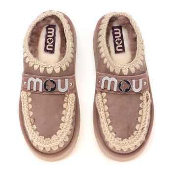 Mou Bounce Clog in camoscio con maxi logo - 5