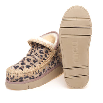 Stivaletto Mou Eskimo Bouce Sneaker in hairy suede maculato - 4