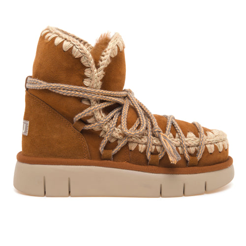 Stivaletto MOU Bouce Boot Scoubidou Lace in camoscio