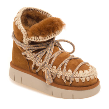 Stivaletto MOU Bouce Boot Scoubidou Lace in camoscio - 4