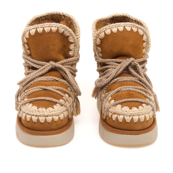 Stivaletto MOU Bouce Boot Scoubidou Lace in camoscio - 5
