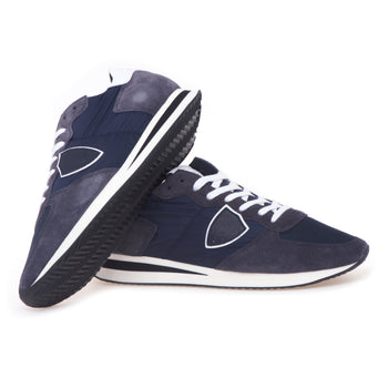 Philippe Model TRPX sneaker in suede and fabric - 4