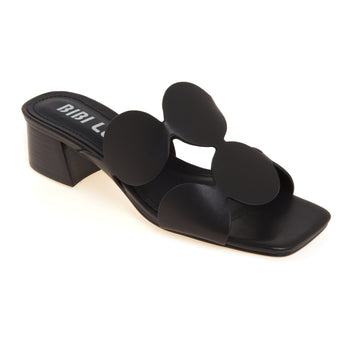 Sandalo Bibi Lou in pelle con doppia fascia e tacco 45 mm - 4