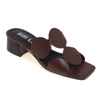 Sandalo Bibi Lou in pelle con doppia fascia e tacco 45 mm - 4