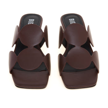Sandalo Bibi Lou in pelle con doppia fascia e tacco 45 mm - 5