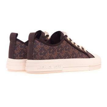 Sneaker Michael Kors "Evy Lace Up" in tessuto logato - 3