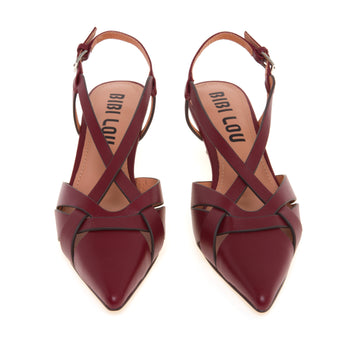 Slingback Bibi Lou in pelle con tacco 55 mm - 5