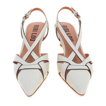 Slingback Bibi Lou in pelle con tacco 55 mm - 5