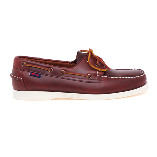 Mocassino da barca Sebago docksides Portland in pelle waxed