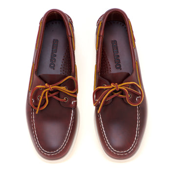 Mocassino da barca Sebago docksides Portland in pelle waxed - 5