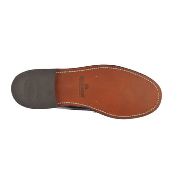 Mocassino Sebago Classic Dan in pelle spazzolata con suola in cuoio - 3