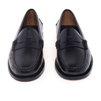 Mocassino penny Sebago in pelle spazzolata con suola in cuoio - 5