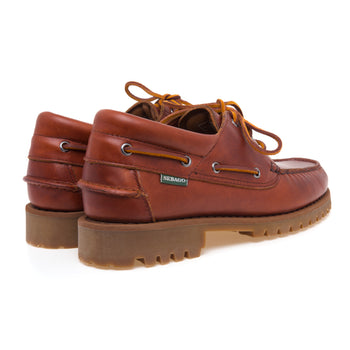 Scarpa allacciata Sebago Acadia in pelle oliata con suola in gomma carrarmato - 3