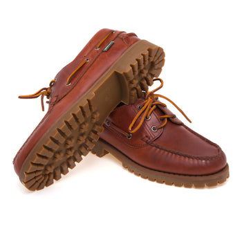 Scarpa allacciata Sebago Acadia in pelle oliata con suola in gomma carrarmato - 4