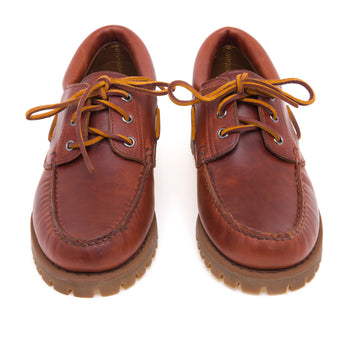 Scarpa allacciata Sebago Acadia in pelle oliata con suola in gomma carrarmato - 5