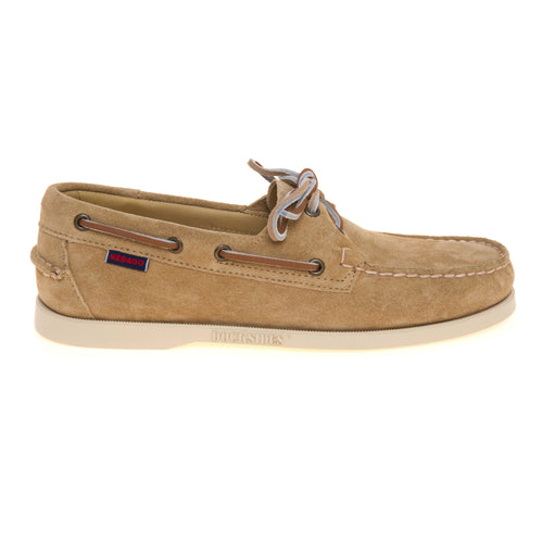 Mocassino da barca Sebago Portland Flesh Out in camoscio