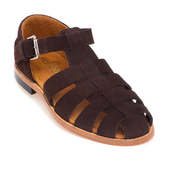 Sandalo Sebago Gurkha in camoscio con suola in cuoio - 4