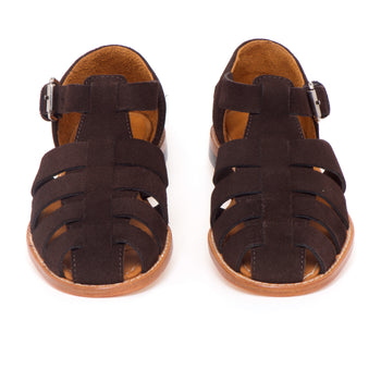 Sandalo Sebago Gurkha in camoscio con suola in cuoio - 5