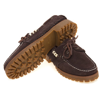 Scarpa Sebago Ranger in camoscio con frange - 4