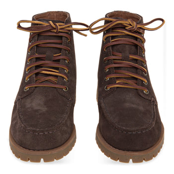 Polacco Sebago Parker in camoscio con suola carrarmato - 5