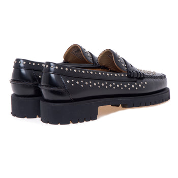 Mocassino Sebago Dan Studs in pelle spazzolata con suola carrarmato e borchie - 3