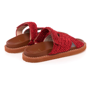 Ciabatta De Siena Zoey in rafia crochet - 3
