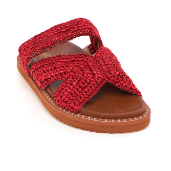 Ciabatta De Siena Zoey in rafia crochet - 4