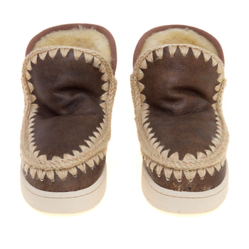 Stivaletto Mou New Eskimo Sneaker in pelle speciale - 4