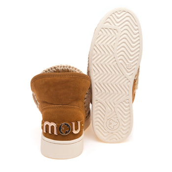Stivaletto MOU New Eskimo Sneaker in camoscio con logo in metallo - 4