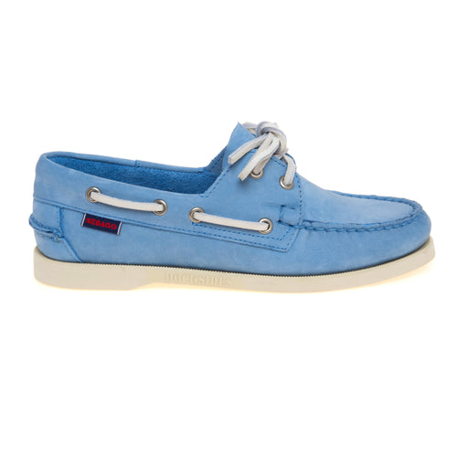 Mocassino da barca Sebago Portland in nabuck con suola in gomma