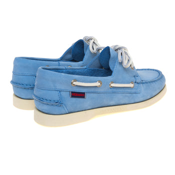 Mocassino da barca Sebago Portland in nabuck con suola in gomma - 3