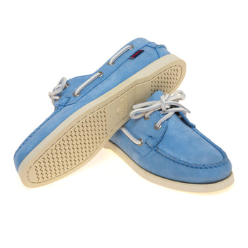 Mocassino da barca Sebago Portland in nabuck con suola in gomma - 4