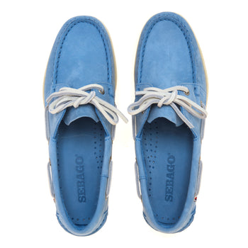 Mocassino da barca Sebago Portland in nabuck con suola in gomma - 5