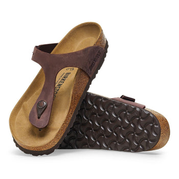 Ciabatta infradito Birkenstock Gizeh in pelle oliata - 4