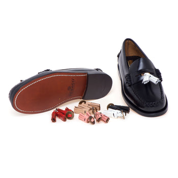 Mocassino Sebago Classic Dan Multi Tassel in pelle spazzolata - 4