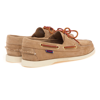 Mocassino da barca Sebago Portland artisan in camoscio - 3