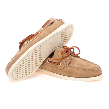 Mocassino da barca Sebago Portland artisan in camoscio - 4